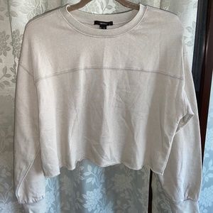 Forever 21 Cropped Crew Neck Pullover
